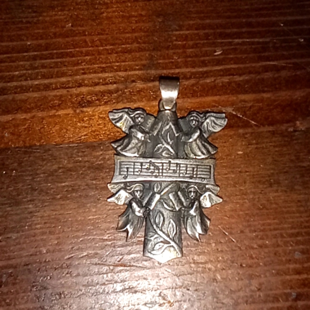 James Avery Silver amazing grace pendant